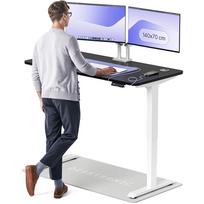 Kompiuterio stalas reguliuojamo aukščio Desktronic HomePro, 140 cm x 70 cm, 61 - 125.5 cm, balta sp./juoda sp.