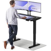 Kompiuterio stalas reguliuojamo aukščio Desktronic HomePro, 120 cm x 60 cm, 61 - 128 cm, juoda sp.