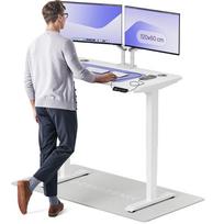 Kompiuterio stalas reguliuojamo aukščio Desktronic HomePro, 120 cm x 60 cm, 61 - 125.5 cm, balta sp.