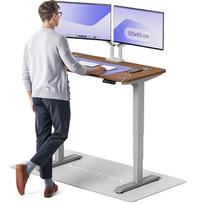 Kompiuterio stalas reguliuojamo aukščio Desktronic HomePro, 120 cm x 60 cm, 61 - 125.5 cm, pilka sp./riešutmedžio sp.