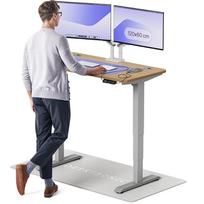 Kompiuterio stalas reguliuojamo aukščio Desktronic HomePro, 120 cm x 60 cm, 63 - 128 cm, ąžuolo sp./pilka sp.