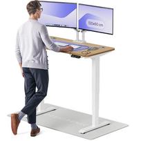 Kompiuterio stalas reguliuojamo aukščio Desktronic HomePro, 120 cm x 60 cm, 63 - 128 cm, ąžuolo sp./balta sp.