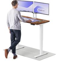 Kompiuterio stalas reguliuojamo aukščio Desktronic HomePro, 120 cm x 60 cm, 63 - 128 cm, balta sp./riešuto sp.