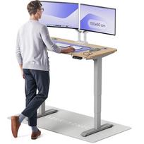 Kompiuterio stalas reguliuojamo aukščio Desktronic HomePro, 120 cm x 60 cm, 63 - 128 cm, pilka sp./bamboo sp.