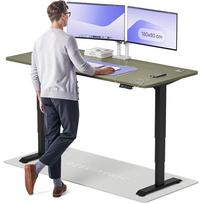 Kompiuterio stalas reguliuojamo aukščio Desktronic HomePro 40 853, 180 cm x 80 cm, 126 cm, juoda sp./žalia sp.