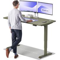 Kompiuterio stalas reguliuojamo aukščio Desktronic HomePro 830 854, 160 cm x 80 cm, 126 cm, žalia sp.