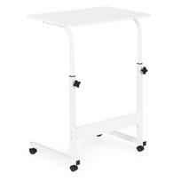 rasomasis stalas 60 - Kompiuterio stalas reguliuojamo aukščio ModernHome TH-LD-5, 60 cm x 40 cm, 65.5 - 89 cm, balta sp. - 1 nuotrauka