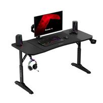 gaming kompiuteris - Kompiuterio stalas reguliuojamo aukščio Huzaro Hero 3.6, 140 cm x 60 cm, 56 - 79 cm, juoda sp. - 2 nuotrauka