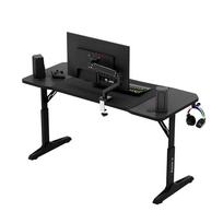 gaming kompiuteris - Kompiuterio stalas reguliuojamo aukščio Huzaro Hero 3.6, 140 cm x 60 cm, 56 - 79 cm, juoda sp. - 3 nuotrauka