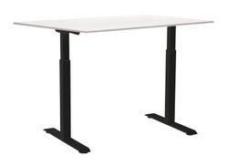 Kompiuterio stalas reguliuojamo aukščio Sun-Flex EasyDesk Adapt III, 160 cm x 80 cm, 70 - 120 cm, balta sp./juoda sp.