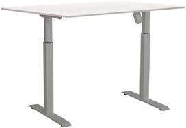 Kompiuterio stalas reguliuojamo aukščio Sun-Flex EasyDesk Adapt I, 160 cm x 80 cm, 70 - 118 cm, aliuminio sp./balta sp.
