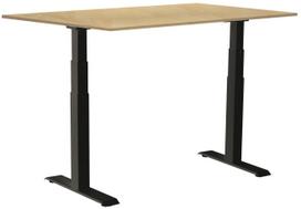 Kompiuterio stalas reguliuojamo aukščio Sun-Flex EasyDesk Adapt VI, 140 cm x 80 cm, 62 - 127 cm, beržo sp./juoda sp.