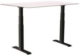 Kompiuterio stalas reguliuojamo aukščio Sun-Flex EasyDesk Adapt VI, 120 cm x 80 cm, 62 - 127 cm, balta sp./juoda sp./pilka sp.