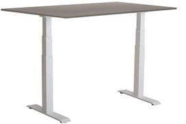 Kompiuterio stalas reguliuojamo aukščio Sun-Flex EasyDesk Adapt VI, 160 cm x 80 cm, 62 - 127 cm, balta sp./pilka sp.