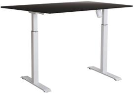 Kompiuterio stalas Sun-Flex EasyDesk Adapt I, 120 cm x 80 cm, 70 - 118 cm, balta sp./juoda sp.
