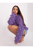 megztiniai - Violetinis megztinis - 5 nuotrauka