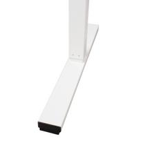 ermitazas stalai - Kompiuterio stalas reguliuojamo aukščio Home4you Ergo 1, 60 cm x 120 cm, 73 - 121 cm, ąžuolo sp./balta sp. - 8 nuotrauka