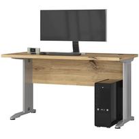 rasomasis stalas 60 - Kompiuterio stalas Akord BM-135, 135 cm x 60 cm, 76 cm, ąžuolo sp. - 4 nuotrauka