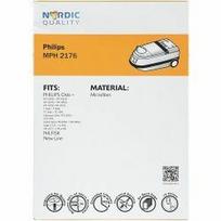 Dulkių maišelis Nordic Quality MPH2176  Philips 5vnt+2filtrai / 358079