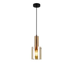 pakabinami sviestuvai senukai - Italux Sardo PND-5581-1-BRO+AMB, E27, 1 x 40 W, juoda/žalvaris - 2 nuotrauka