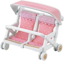 leles vezimelis - Epoch Sylvanian Families Double Pushchair 2920 - 3 nuotrauka