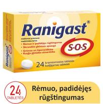 eurovaistine - Ranigast S-O-S kramtomosios tabletės, 24 vnt. - 7 nuotrauka