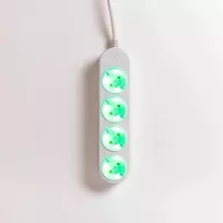 shelly gen4 - Shelly Power Strip 4 Gen4 - Baltas (White) - 6 nuotrauka