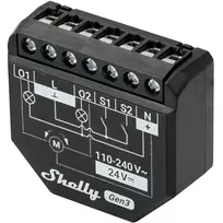 bluetooth controller - Shelly 2PM Gen3 Išmanusis jungiklis 2P Juodas (Black) - 3 nuotrauka
