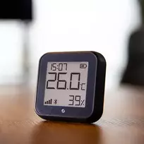 t 40 - Shelly H&T Gen3 WiFi temperatūros ir drėgmės jutiklis Juodas (Black) - 4 nuotrauka