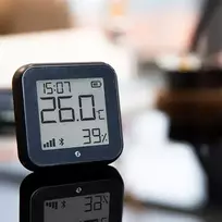 t 40 - Shelly H&T Gen3 WiFi temperatūros ir drėgmės jutiklis Juodas (Black) - 5 nuotrauka