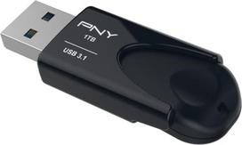 usb atmintine 1tb - PNY 1TB Attache 4 USB 3.1 Black - 4 nuotrauka