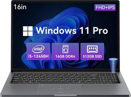 i5 12450h - Blackview AceBook 12K1, Intel Core i5-12450H, 16 GB, 512 GB, 16", WUXGA, Pilkas (Grey) - 4 nuotrauka