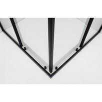 ermitazas duso kabinos - Dušo kabina Espoo, 90x90 cm, juoda (Black) - 2 nuotrauka