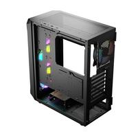 kompiuterio korpusas case - Kompiuterio korpusas Logic Concept Comuter case PORTOS ARGB, juoda - 10 nuotrauka