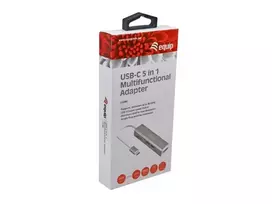 hdmi 2.1 15m - Equip Adapteris USB-C -> HDMI,2xUSB3.0,SD 4K30Hz 0.15m sw - 3 nuotrauka