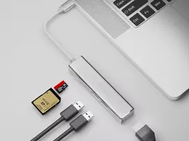 hdmi 2.1 15m - Equip Adapteris USB-C -> HDMI,2xUSB3.0,SD 4K30Hz 0.15m sw - 6 nuotrauka