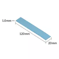 termo pasta - Terminis padas Arctic Thermal Pad 120x20x1.0mm, 4 vnt. - 6 nuotrauka