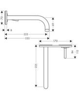 potinkins hansgrohe - Axor UNO - 2 nuotrauka