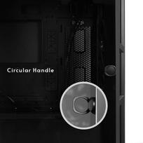 atx case - Chieftec APEX GA-01B-TG-OP E-ATX Juodas (Black) - 4 nuotrauka