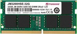 ddr4 so dimm - TRANSCEND 32GB JM DDR4 3200Mhz SO-DIMM 2Rx8 2Gx8 CL22 1.2V - 2 nuotrauka