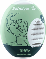 masturbatoriai vyram - Masturbatorius Satisfyer Riffle Egg - 2 nuotrauka