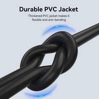 usb type c laidas - CABLE USB-C TO USB2.0/0.25M BLACK CTHBC VENTION - 7 nuotrauka