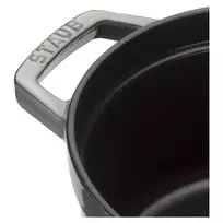 puodas staub - Staub 40509-312-0 Puodas su dangčiu, 5,2 l, grafito pilkas (Graphite Grey) - 3 nuotrauka