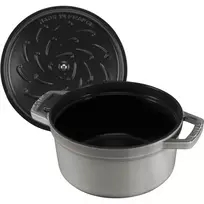 puodas staub - Staub 40509-312-0 Puodas su dangčiu, 5,2 l, grafito pilkas (Graphite Grey) - 5 nuotrauka