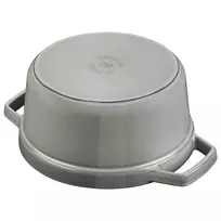puodas staub - Staub 40509-312-0 Puodas su dangčiu, 5,2 l, grafito pilkas (Graphite Grey) - 6 nuotrauka