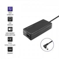 monitoriaus kabelis - Qoltec 52400 maitinimo adapteris Samsung monitoriui 30W / 14V / 2.1A / 6.5x4.4 kontaktas / maitinimo kabelis Juodas (Black) - 7 nuotrauka