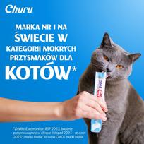 churu cat skanestas tuna - Inaba Churu Tuna Mix skanėstas katėms 80x14g - 2 nuotrauka