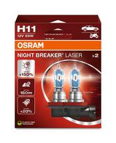 automobiliu lemputes - Osram Night Breaker Laser H11 55W 12V Duo - 2 nuotrauka