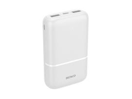 power bank 10000 mah - Deltaco PB-C1005, 10000mAh, balta - 8 nuotrauka