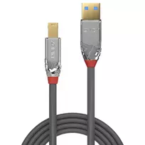 usb a type to usb b - Lindy Cromo Line USB A To USB B Cable 1m Black - 2 nuotrauka